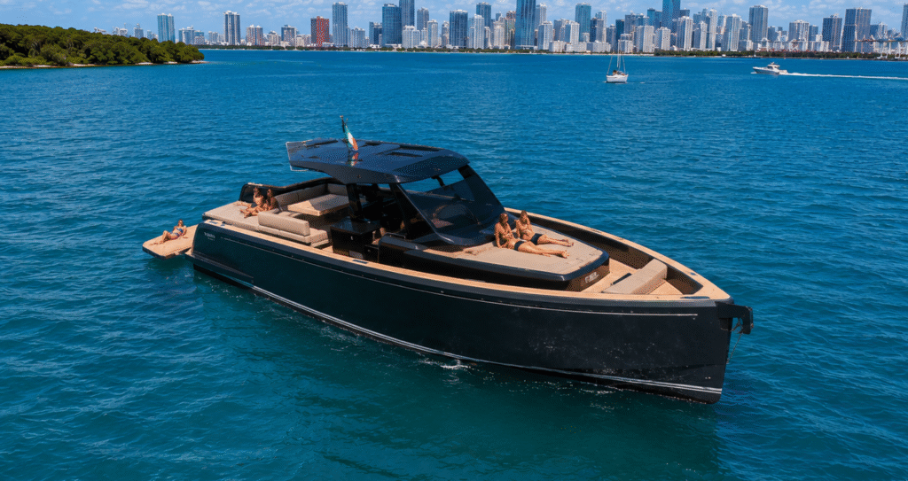 Charter 50' yacht in miami, private yacht charter miami PYCM