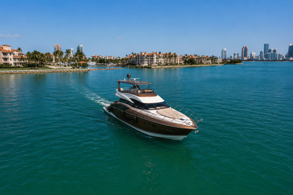 Charter 66' yacht in miami, private yacht charter miami PYCM