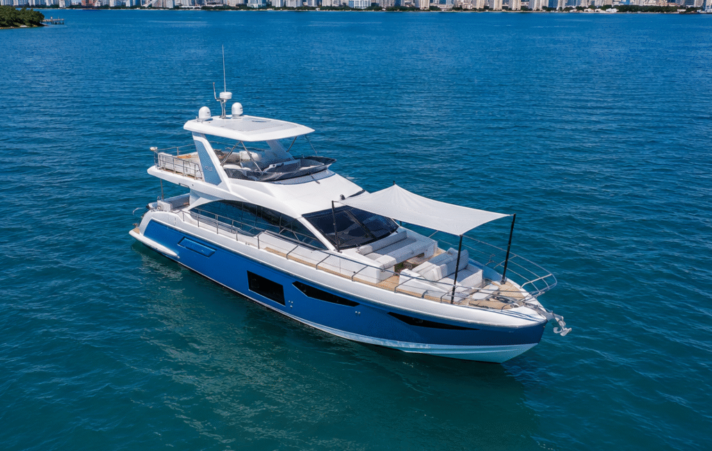 Charter 60' yacht in miami, private yacht charter miami PYCM