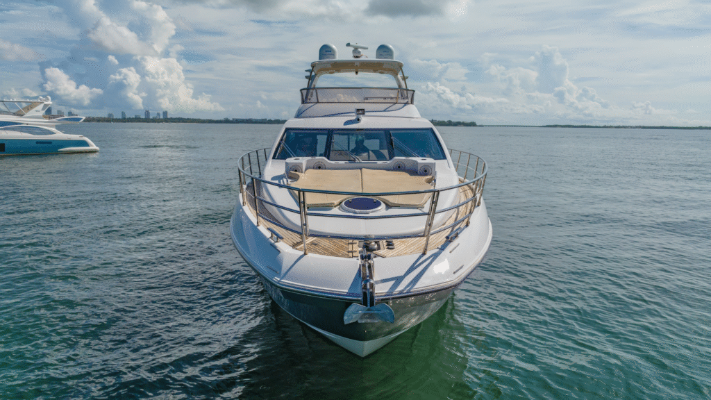 charter 60' azimut private yacht miami