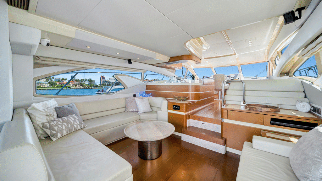 charter 60' azimut private yacht miami