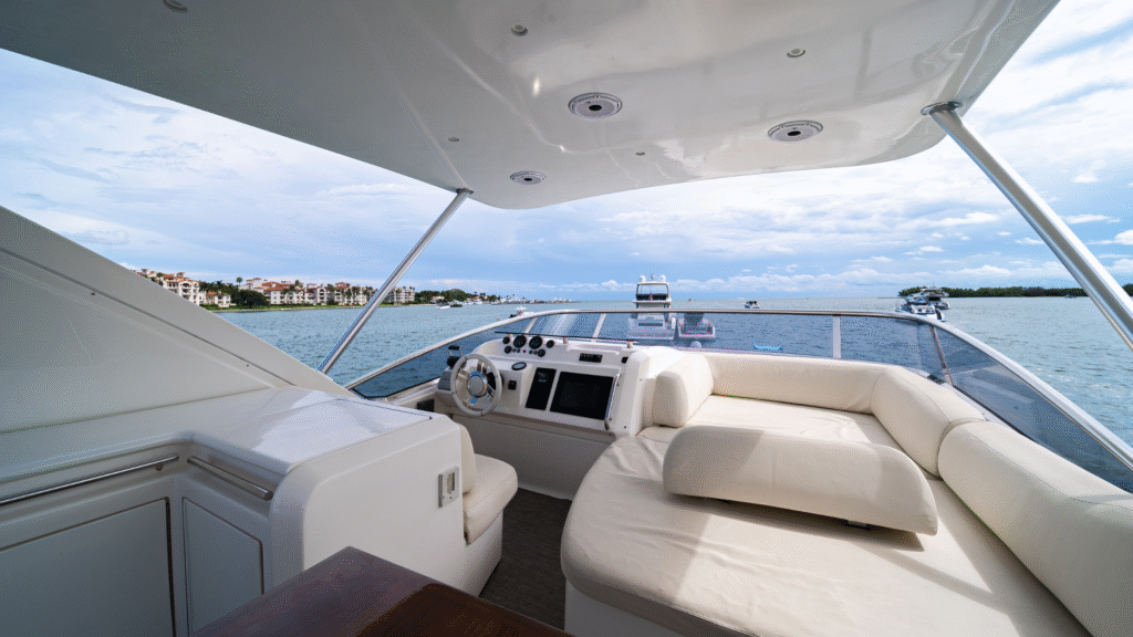 charter 60' azimut private yacht miami