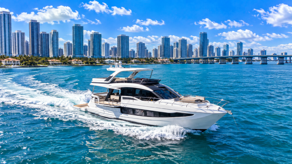 68' Galeon yacht charters miami